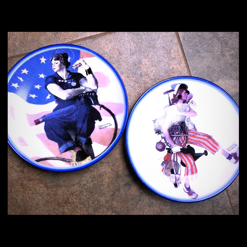 Norman Rockwell collectible plates